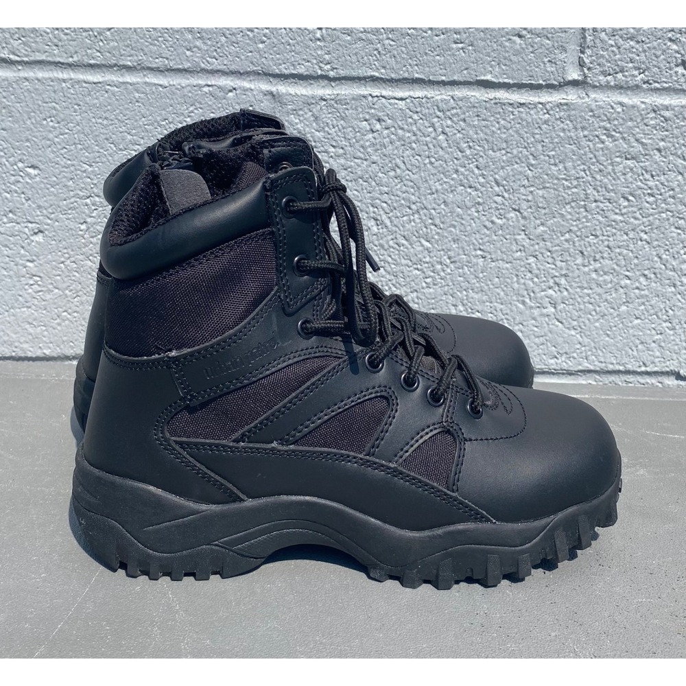 Urban Patrol Black Tactical 6" Boots Mens Size 6.5 or Womens size 8.5 6NP-TDB-6